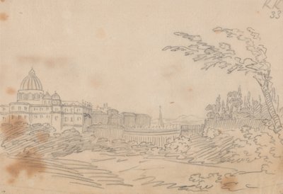 View of the Vatican by John Robert Cozens